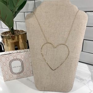 Stella & Dot Heart of Gold Necklace